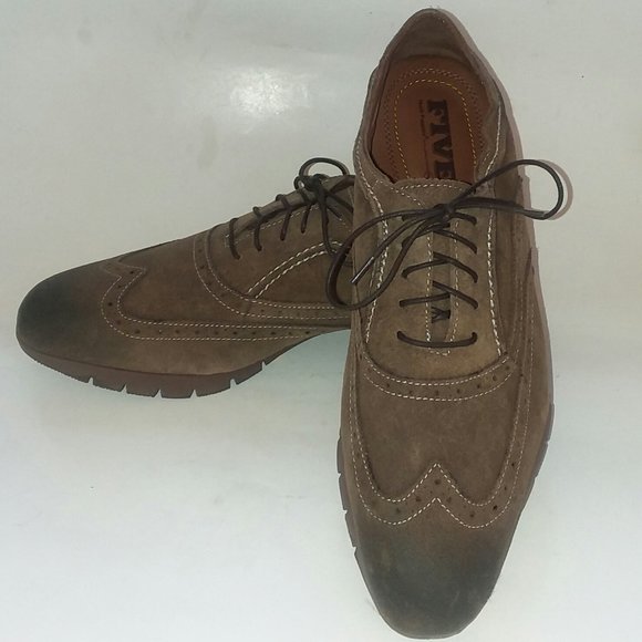 #29 New Five Hush Puppies Tan Derby shoes - Picture 3 of 9